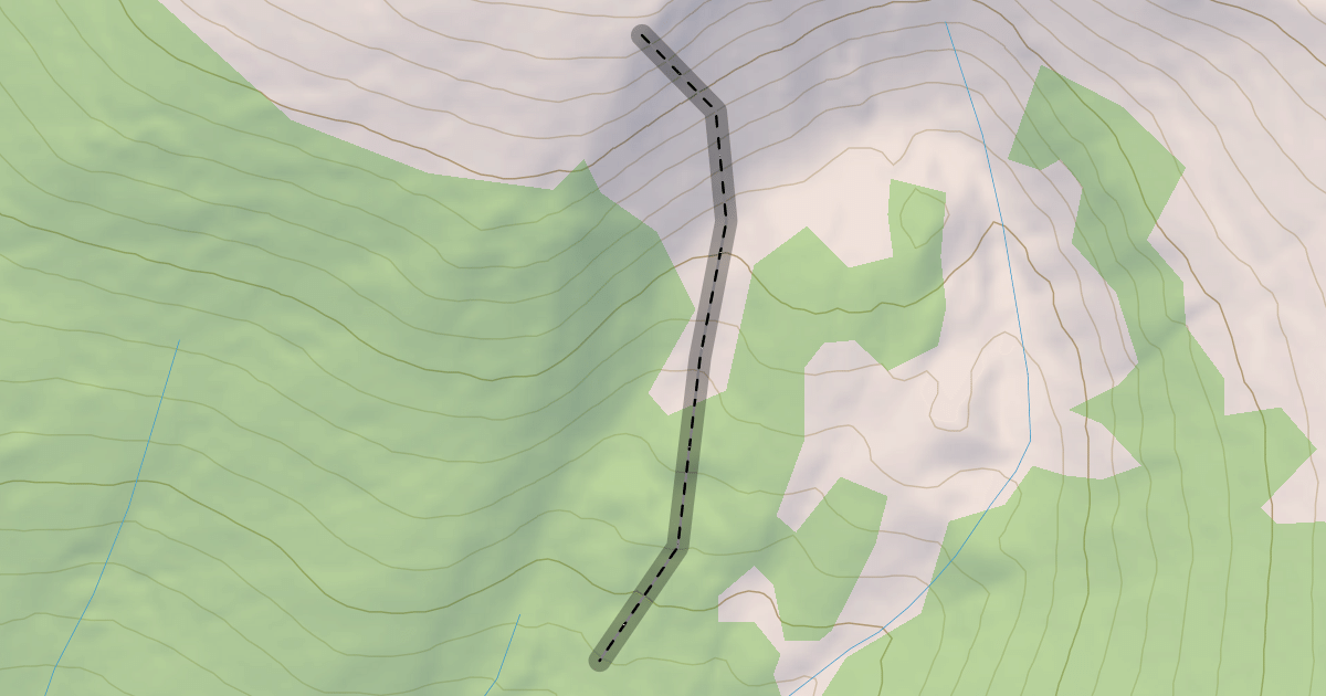 Map preview of first drop in