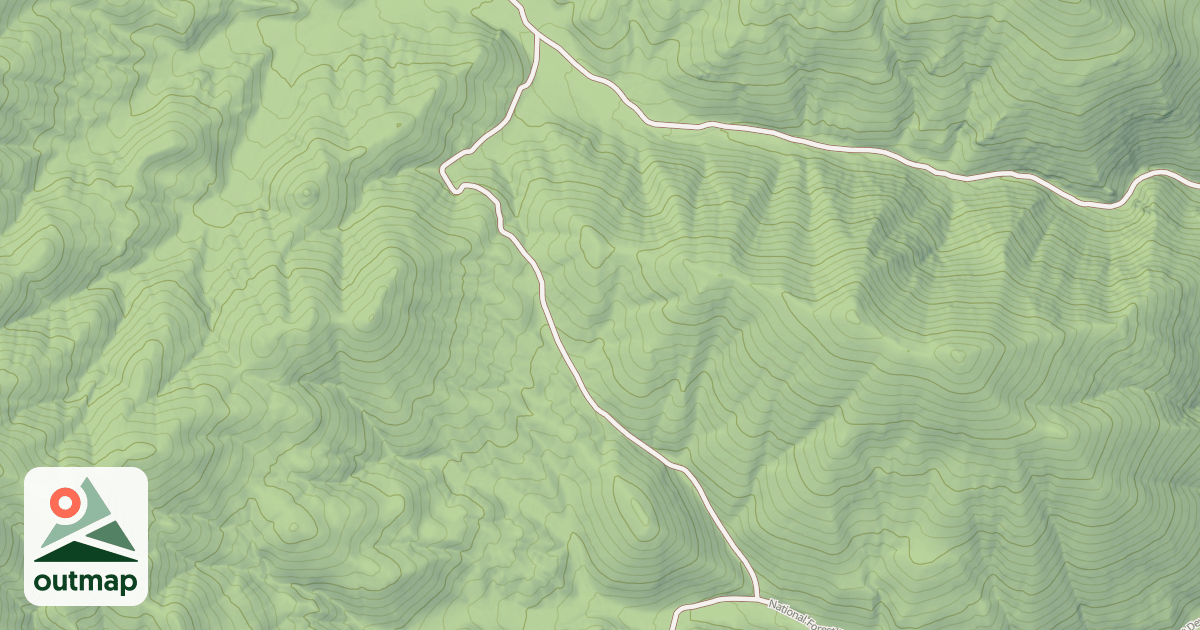 Map of ANTELOPE CREEK SPUR A