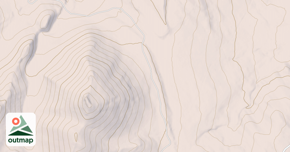 Map of CUSTER PEAK BR 1G