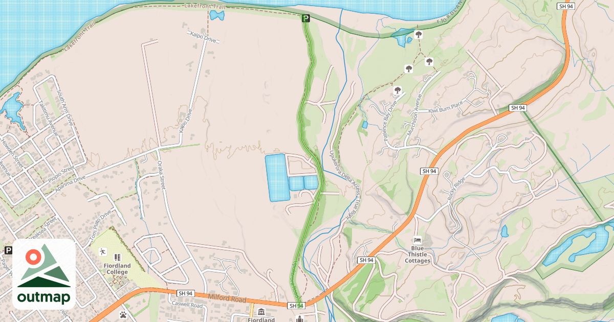 Map of Upukerora Road