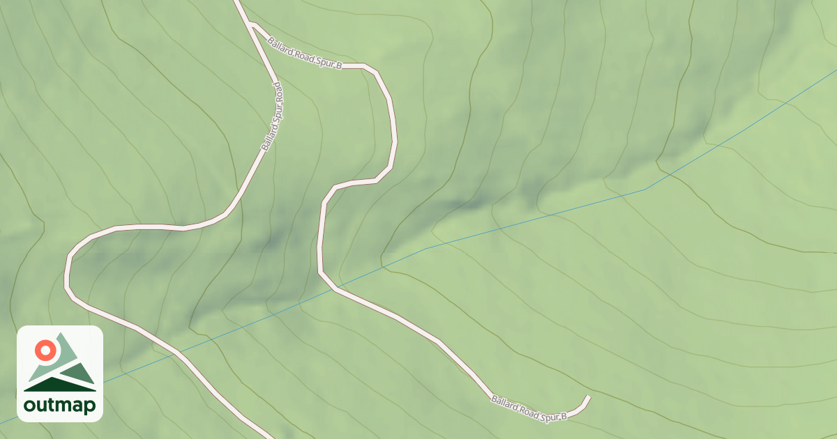 Map of BALLARD ROAD SPUR B