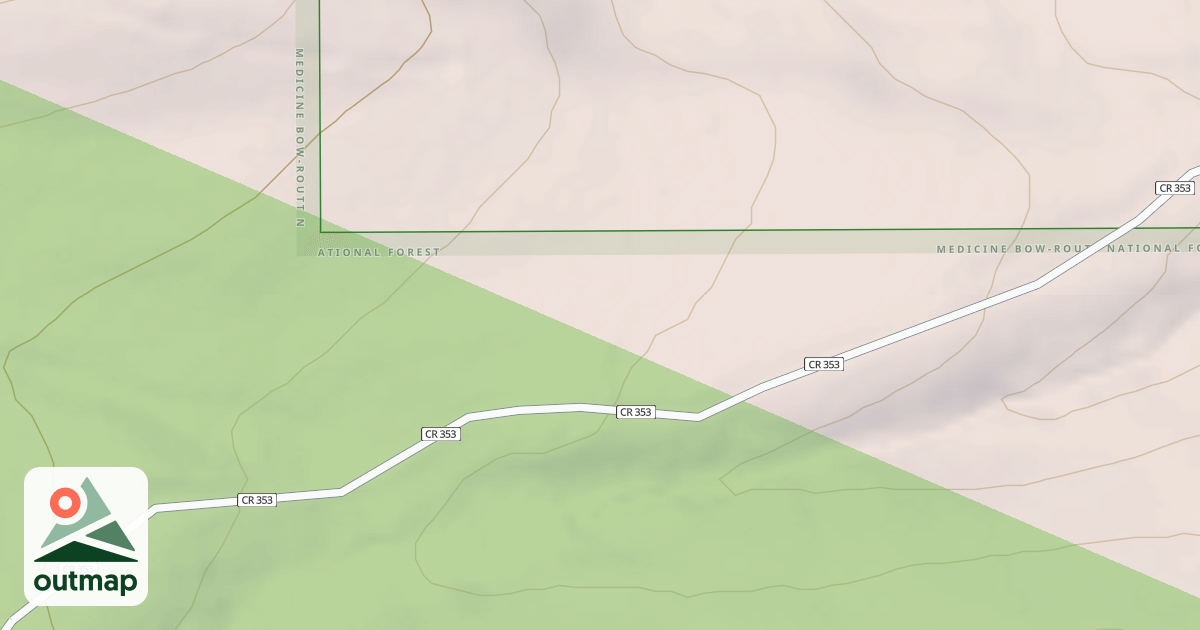 Map of DEAD HORSE SPUR 1D