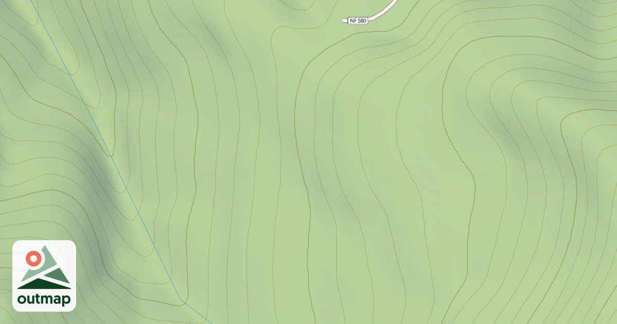 Map of USFS Motor Vehicle Use Map Trails 12443