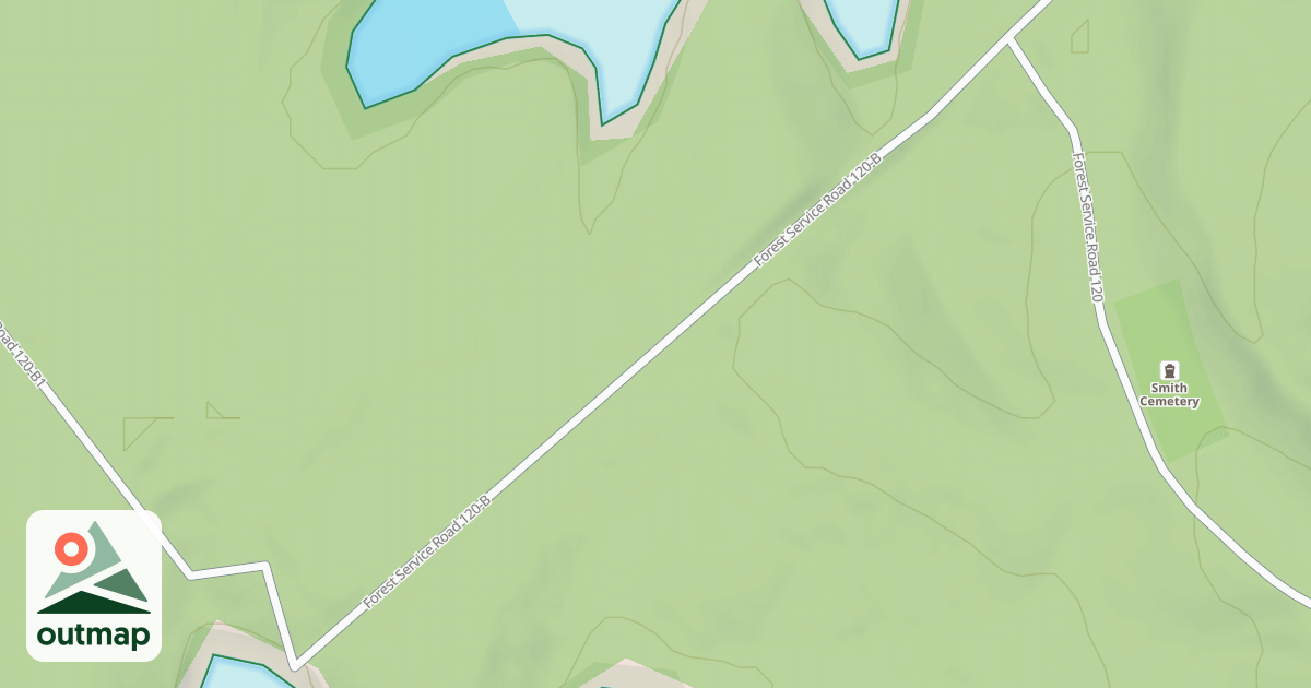Map of LEFT SPUR SMITH CEMETERY RD