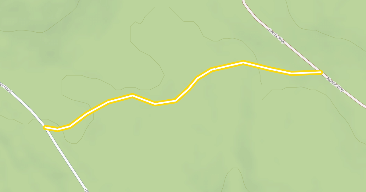 Map preview of Huckleberry Trail