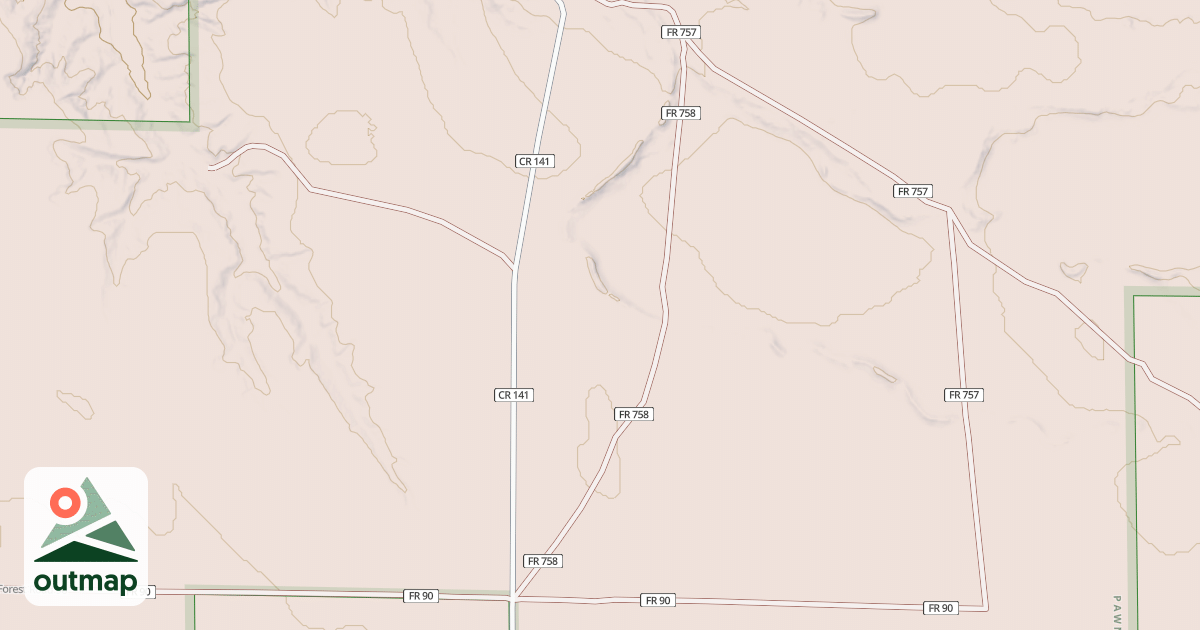 Map of ROAD 758