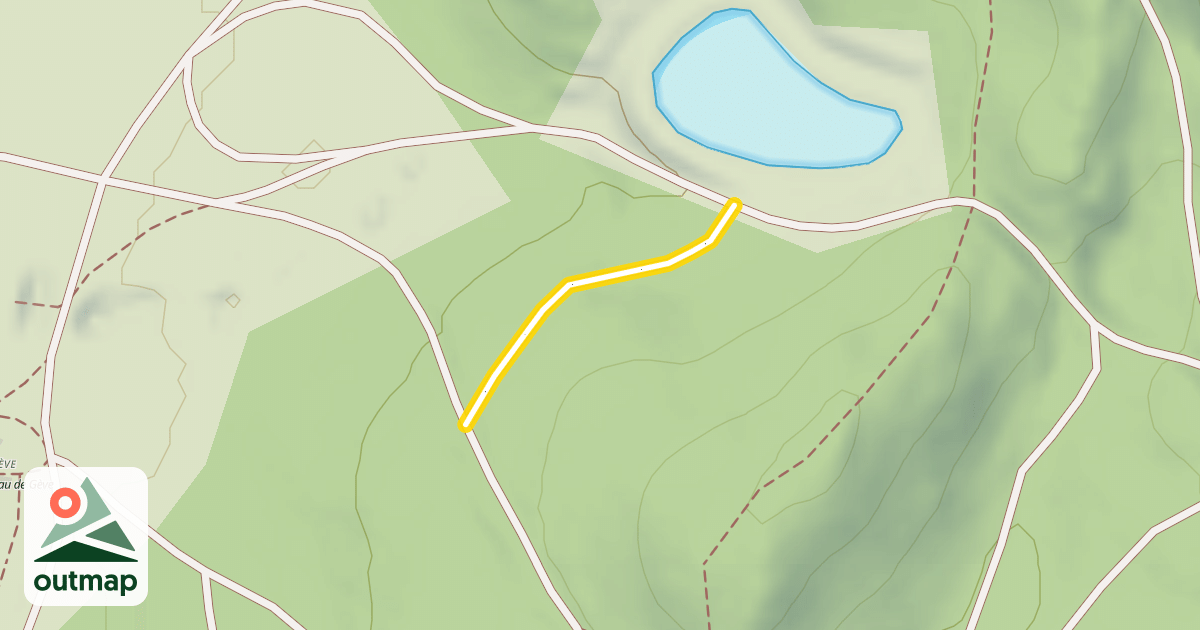 Map of Petit Tour du Lac