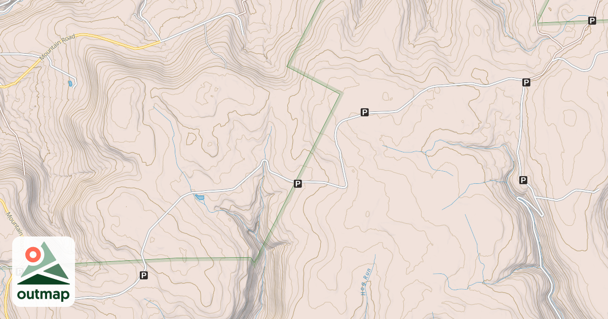 Map of Snowmobile Route