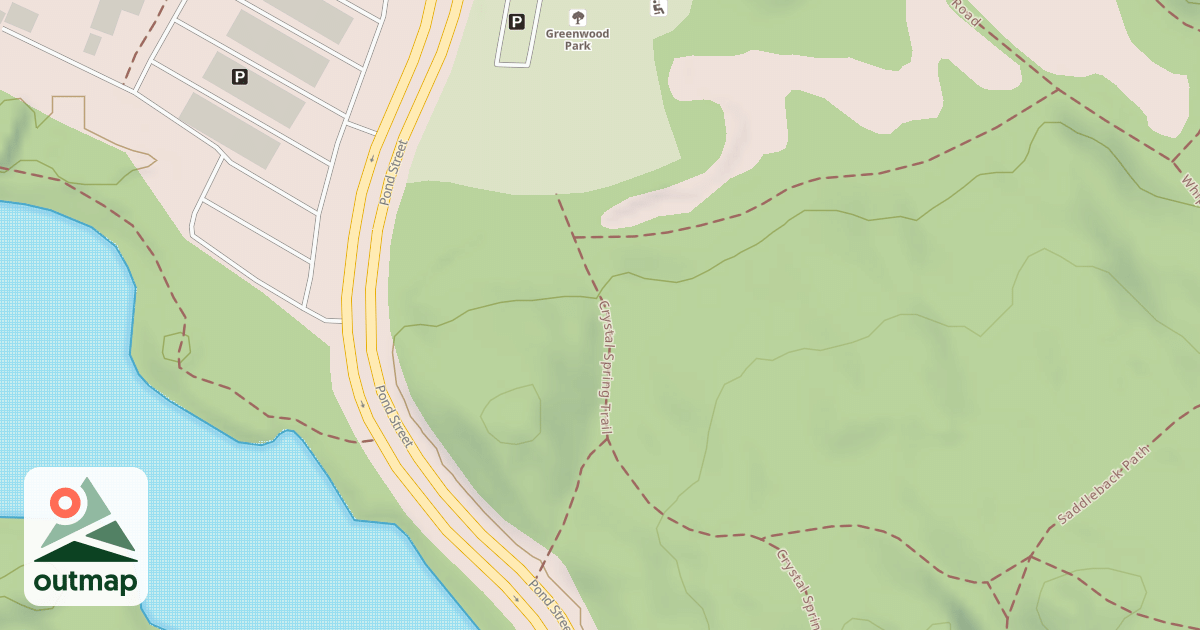Map of Crystal Spring Trail