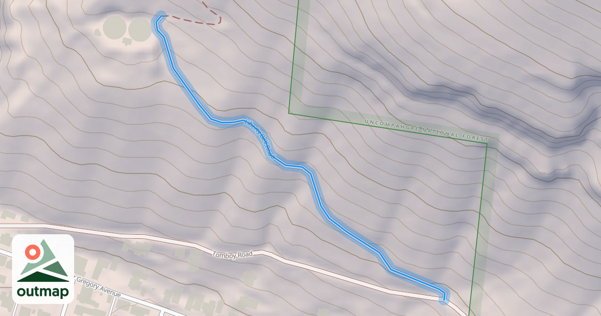 Map of Liberty Bell Road