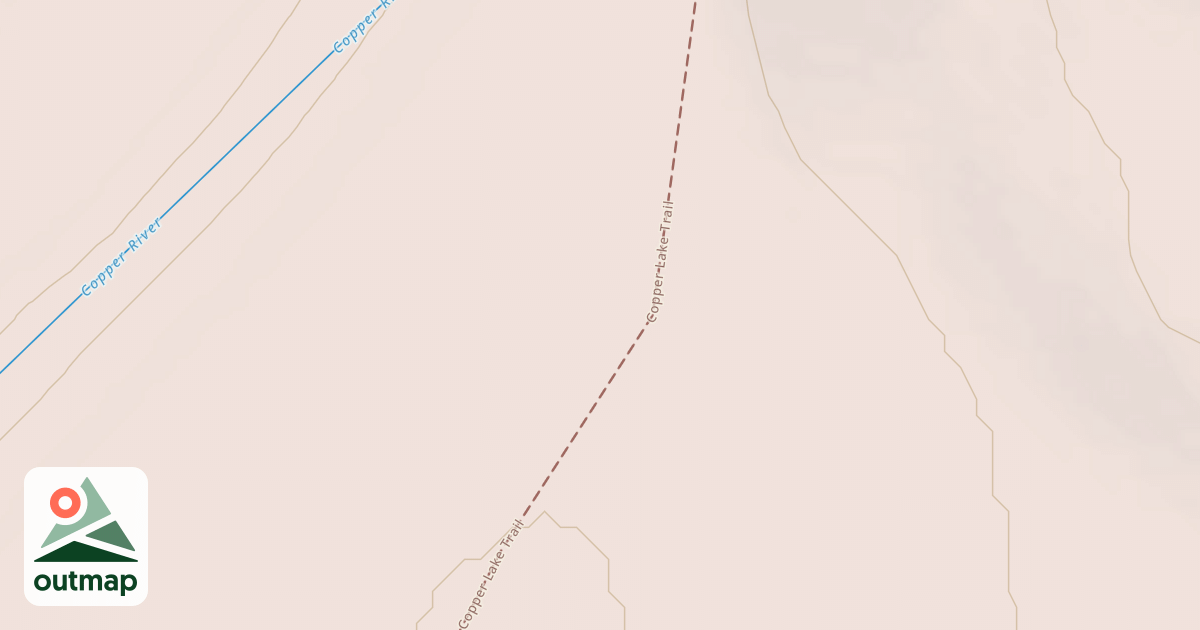 Map of Copper Lake Trail