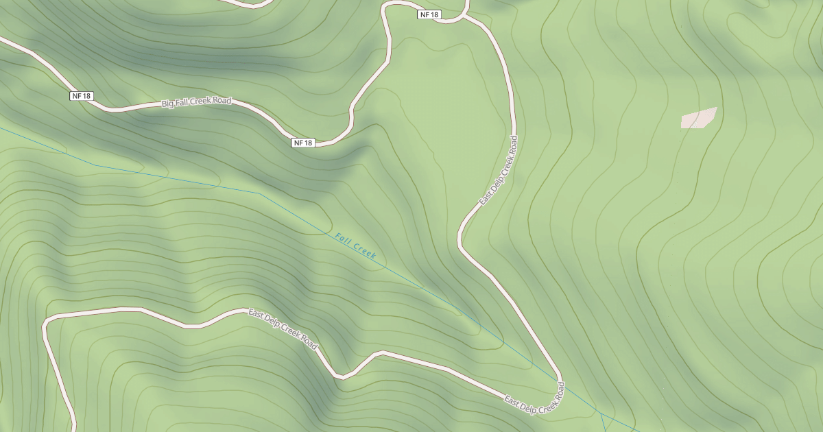 Map preview of EAST DELP CR.