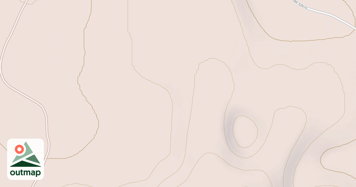 Map of ASH SPUR
