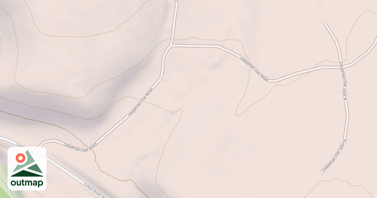 Map of DEADMAN FLAT