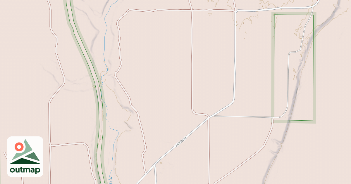 Map of BAKER EAST