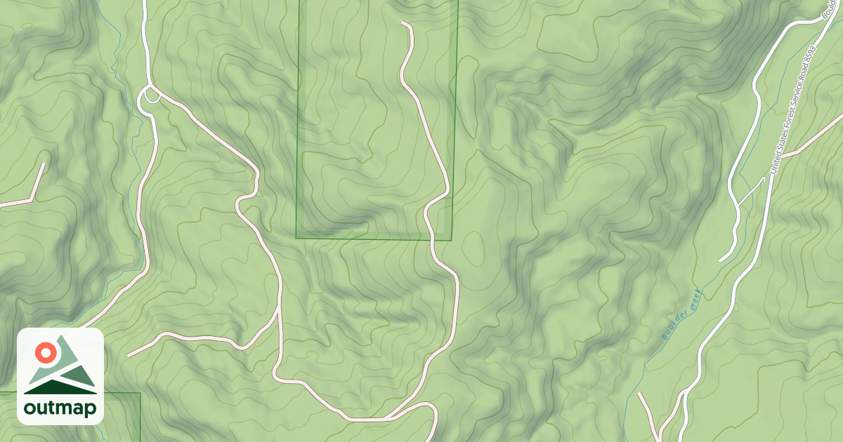 Map of USFS Motor Vehicle Use Map Roads {A98A3736-592B-41C3-8DB4-4C10727FD02E}