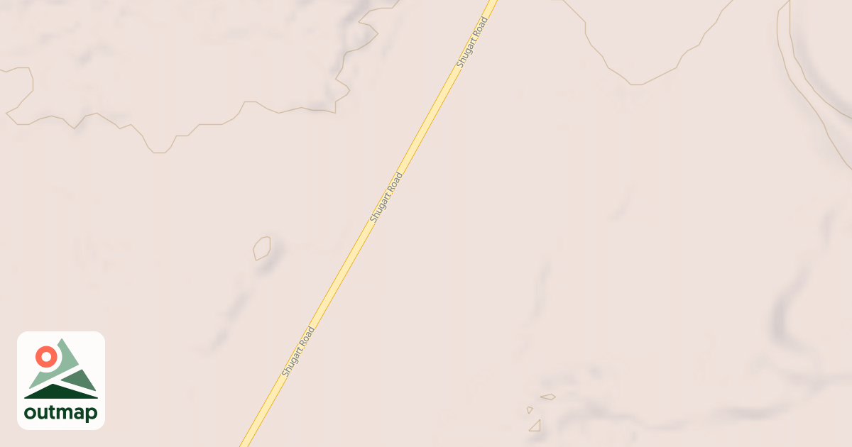 Map of Hackberry Trail System - Dunes Access-Post And Cable