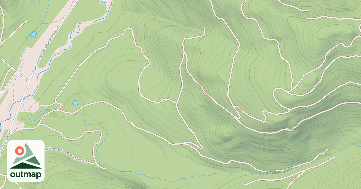 Map of BARNUM CREEK