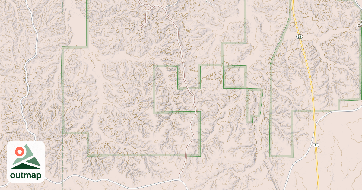 Map of WOODMAN SPRING
