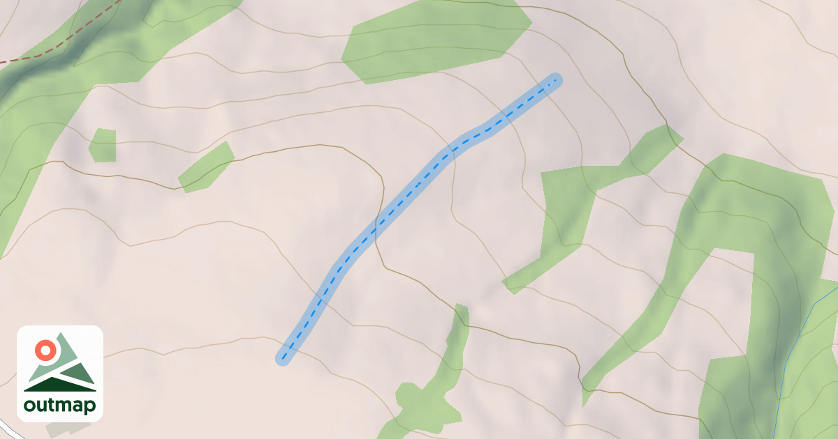 Map of (abandonné) piste 97