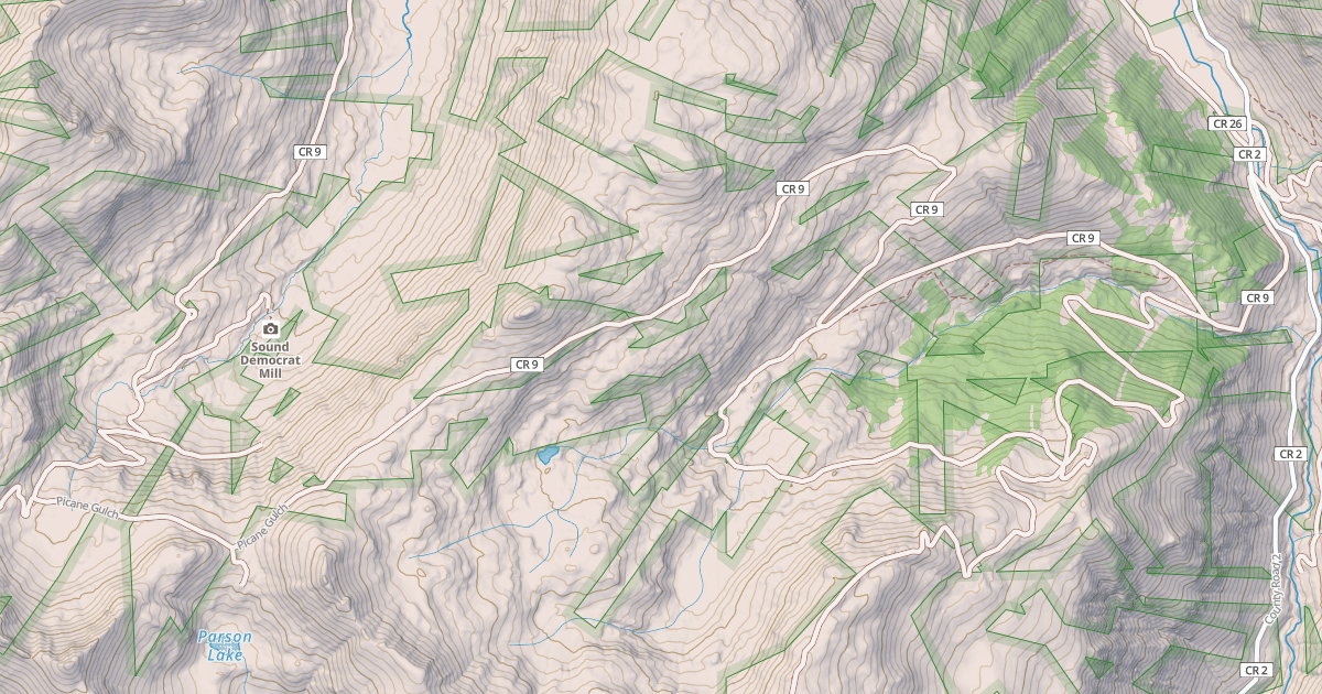 Map preview of County Road 9