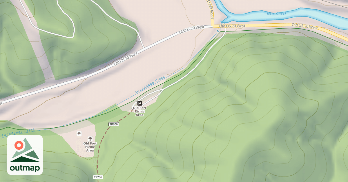 Map of OLD FORT