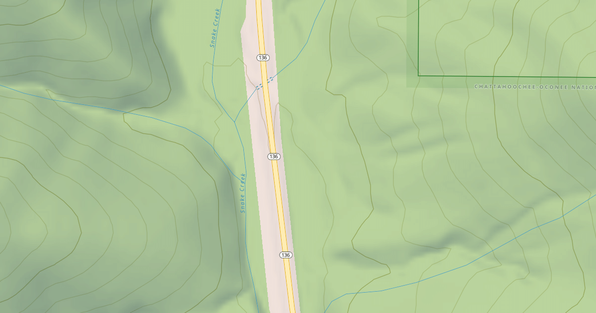 Map preview of SNAKE CREEK