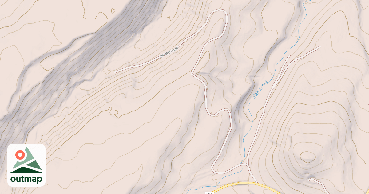 Map of OIL WELL