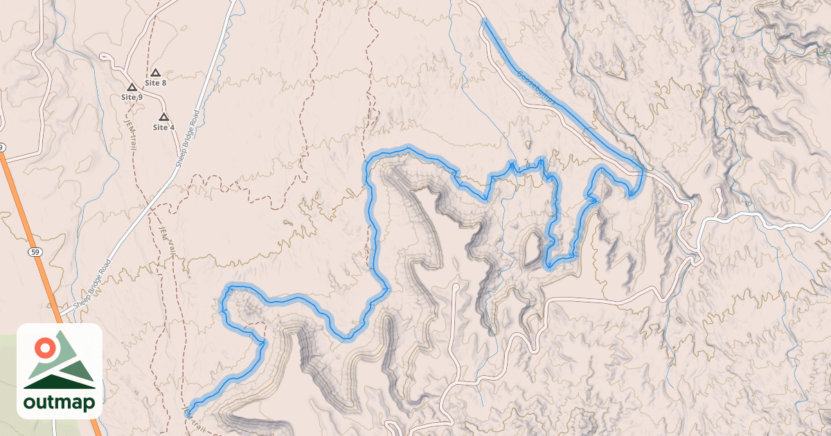 Map of Goosebumps Trail