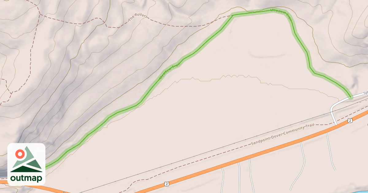 Map of Meadow Trail