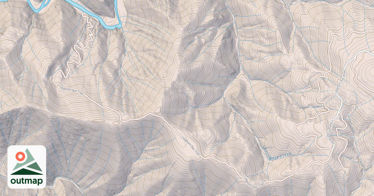 Map of CLEGHORN BAR