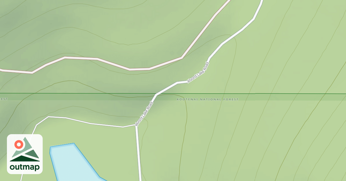 Map of ALVORD LAKE