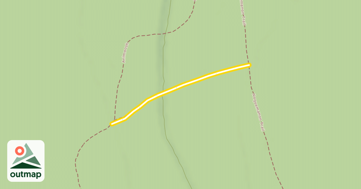Map of Animoosh to Noque 13.5K