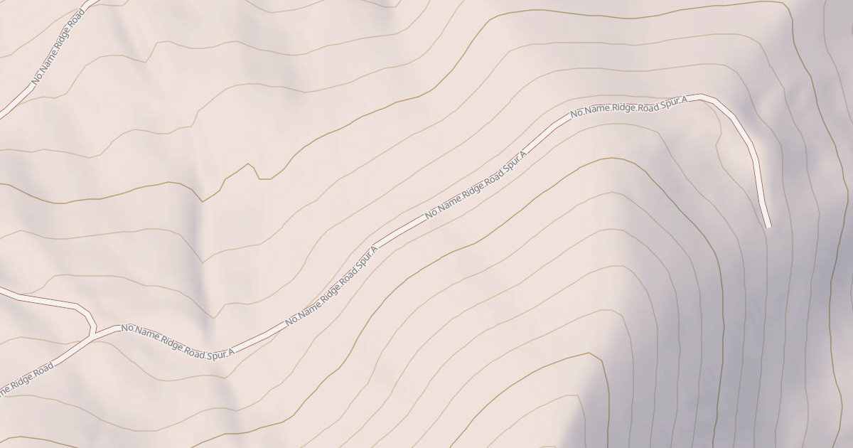 Map preview of NO NAME RIDGE SPUR A