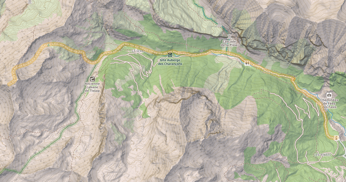 Map preview of Le Mourre Froid — Sainte-Croix