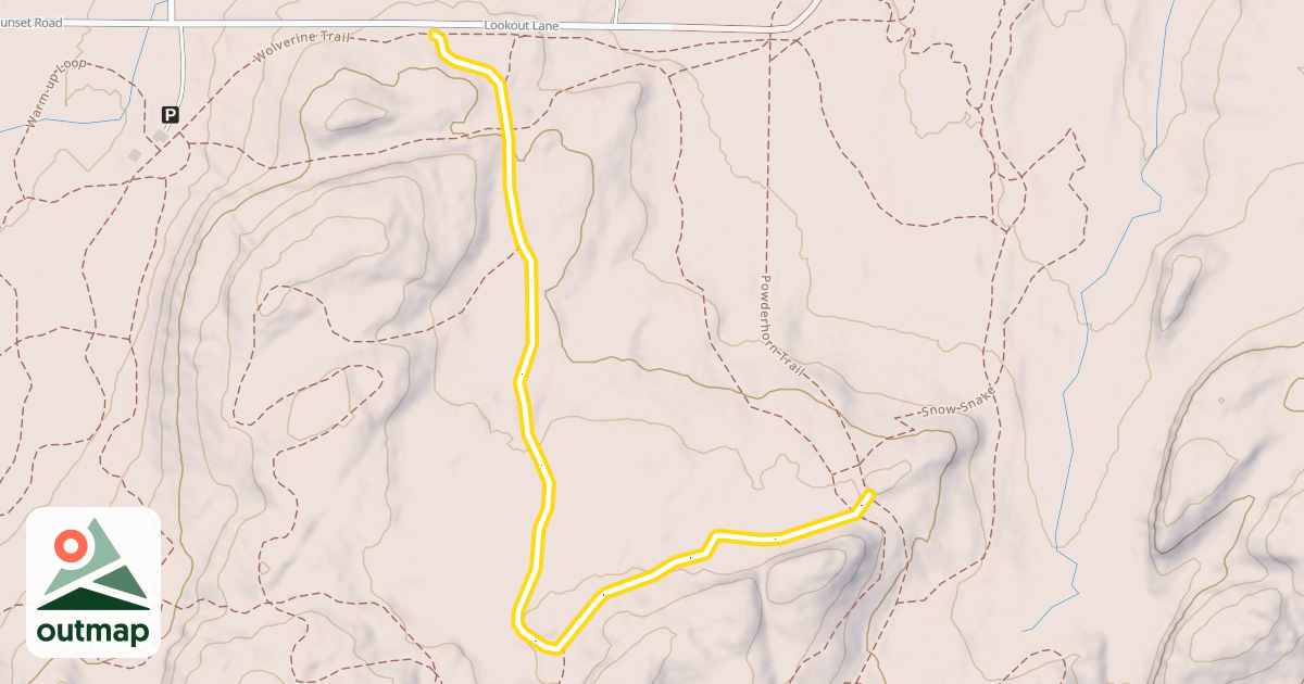 Map of Cliffs Trail