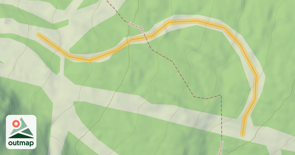 Map of Upper Sleighride