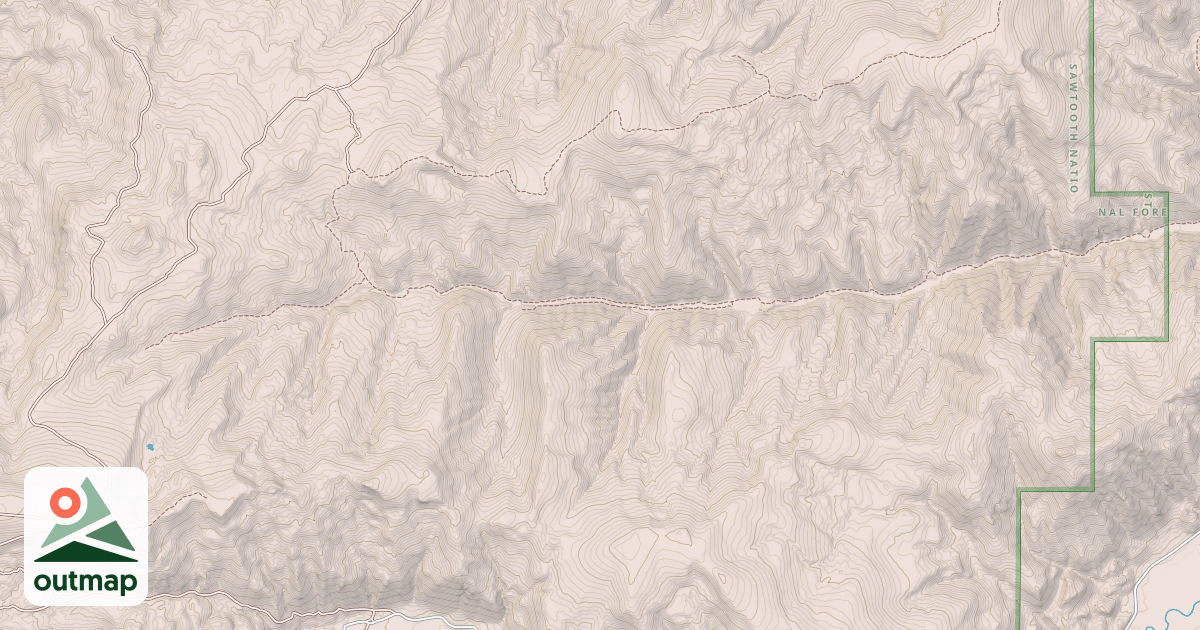 Map of Big Lake Creek