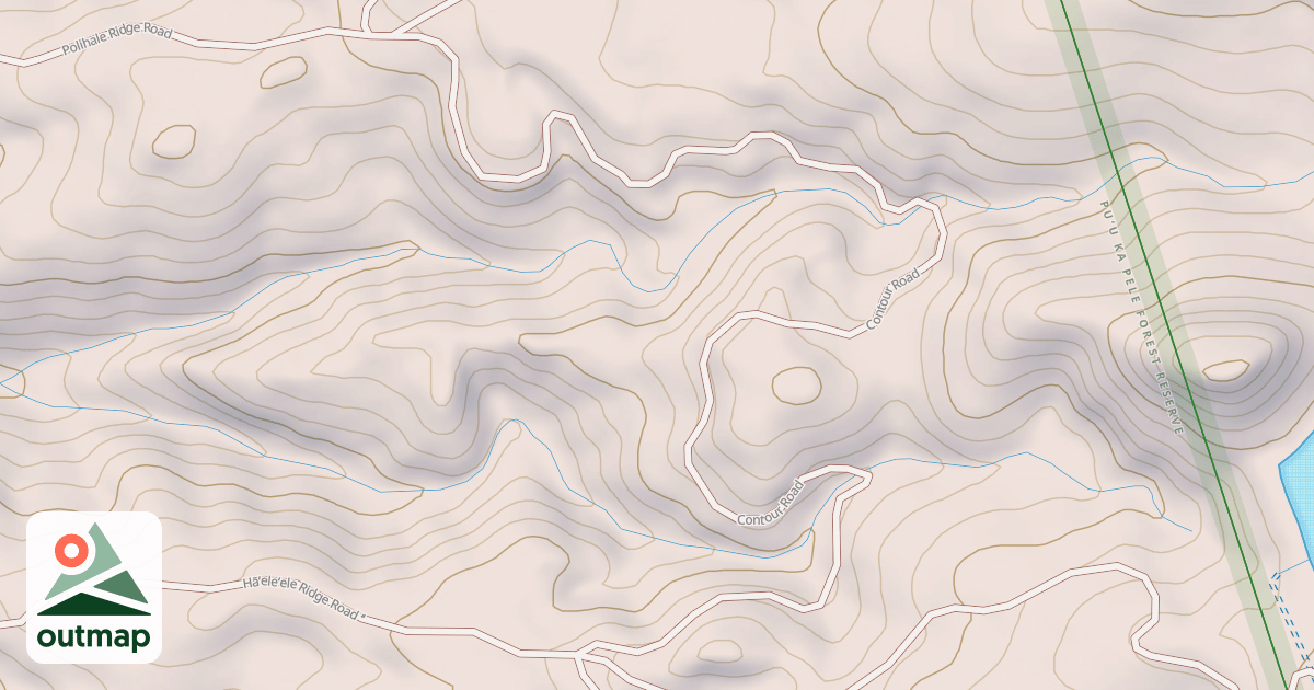 Map of Contour Road