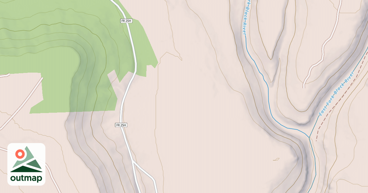 Map of DUCK LAKE TS.