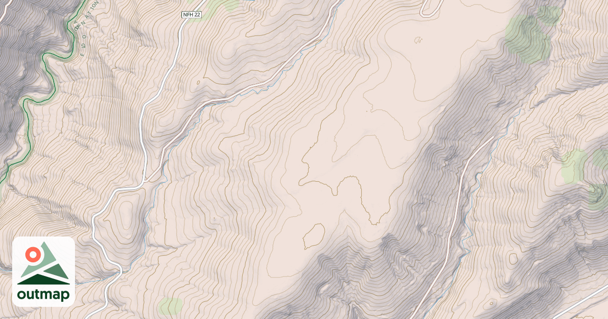 Map of CHIPMUNK RIDGE WEST