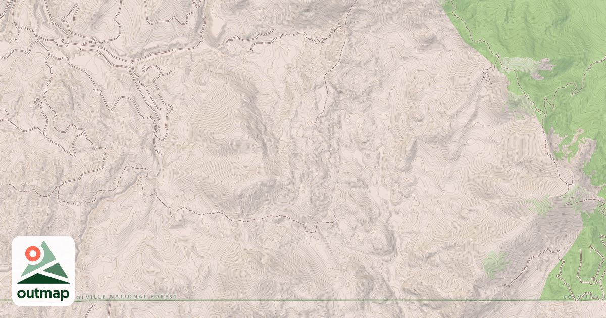Map of NORTH FORK HALL CREEK