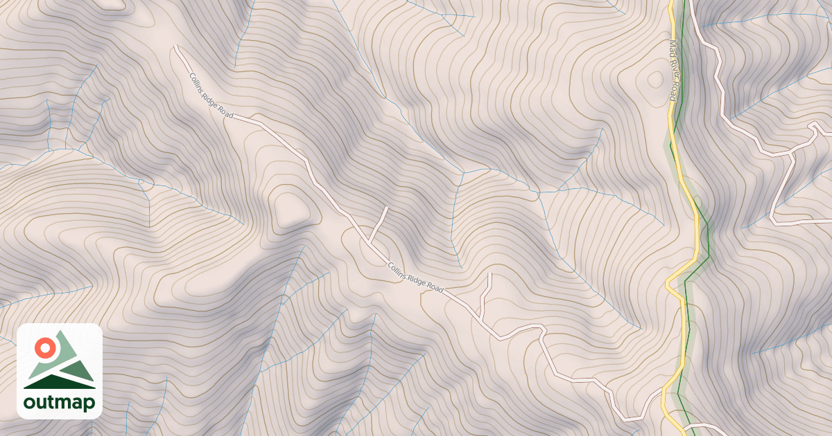 Map of COLLINS RIDGE