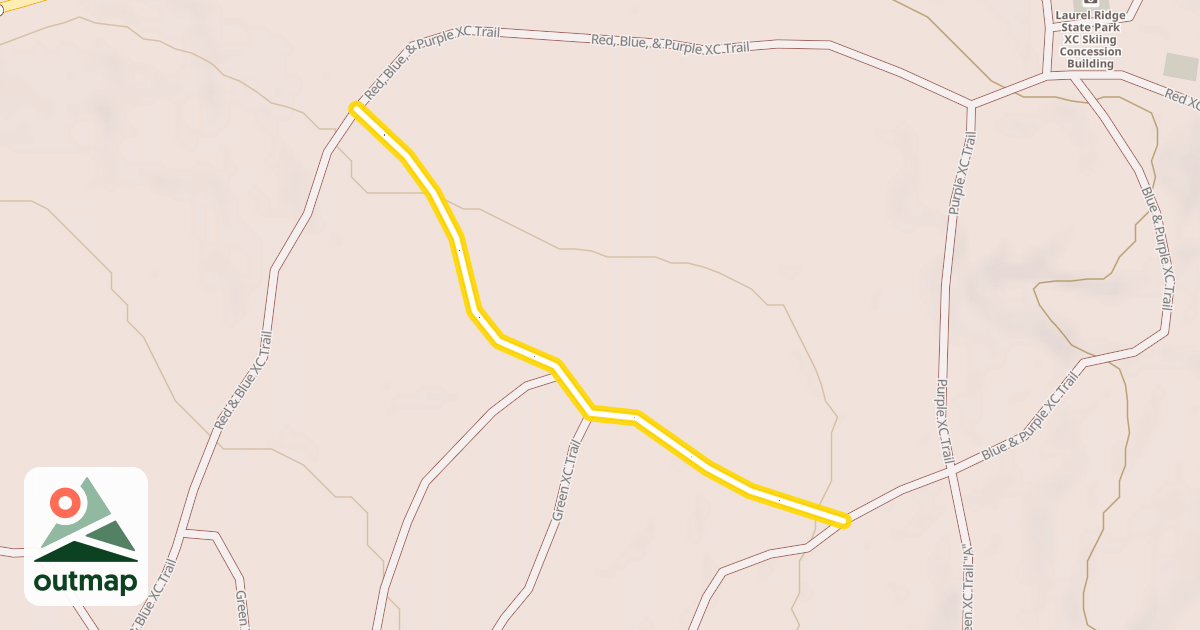 Map of Purple XC Trail