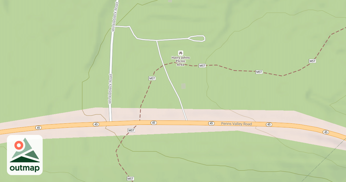Map of Bald Eagle State Forest Snowmobile Trails