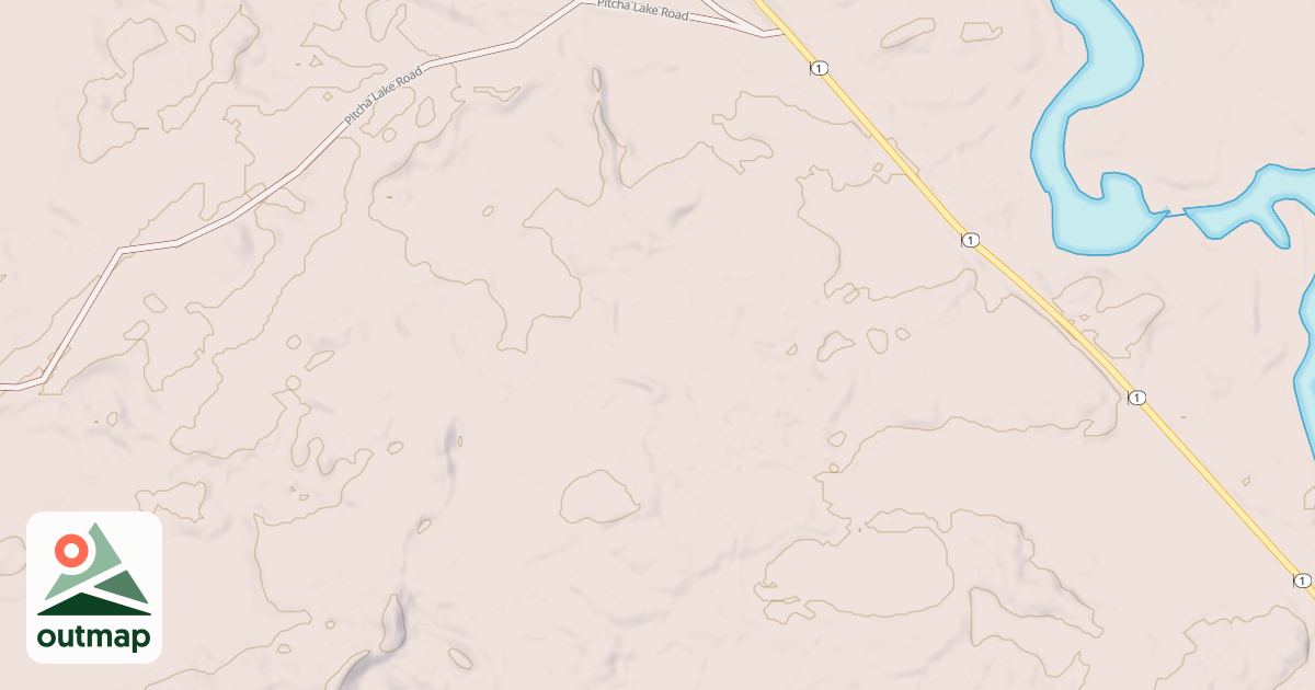 Map of Jackpot Lake Spur B