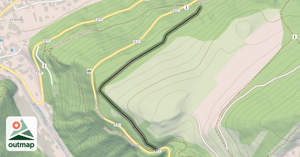 Map of Variante des Escaliers