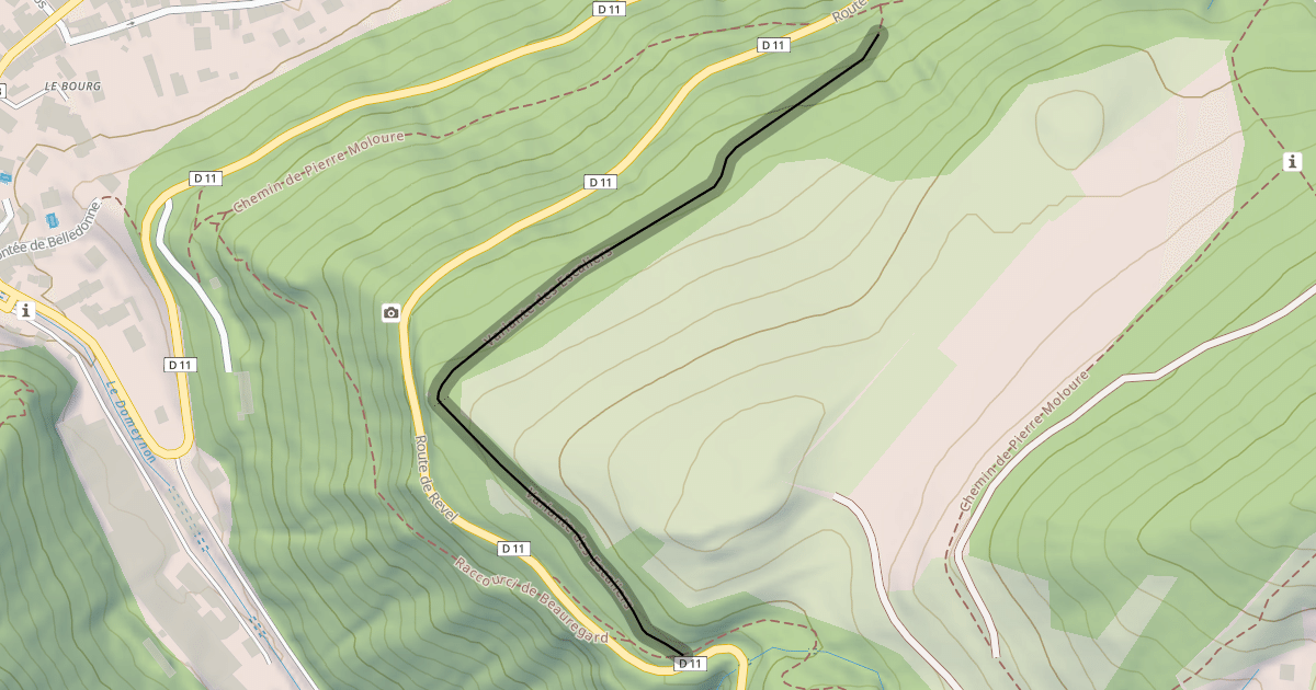 Map preview of Variante des Escaliers