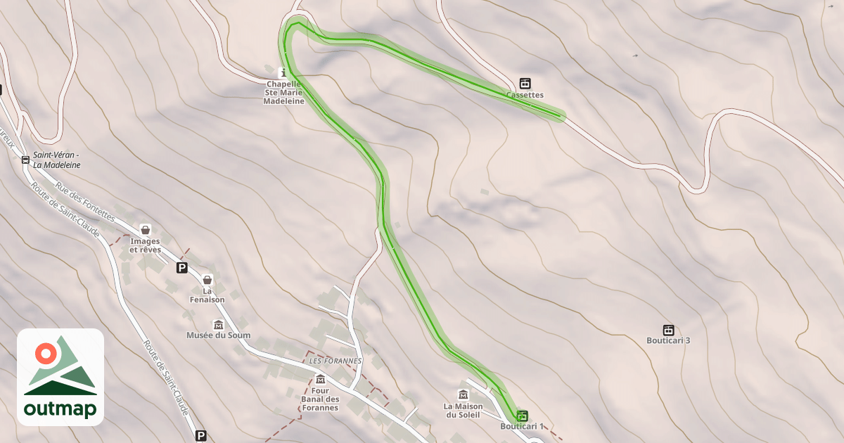 Map of Le Forest
