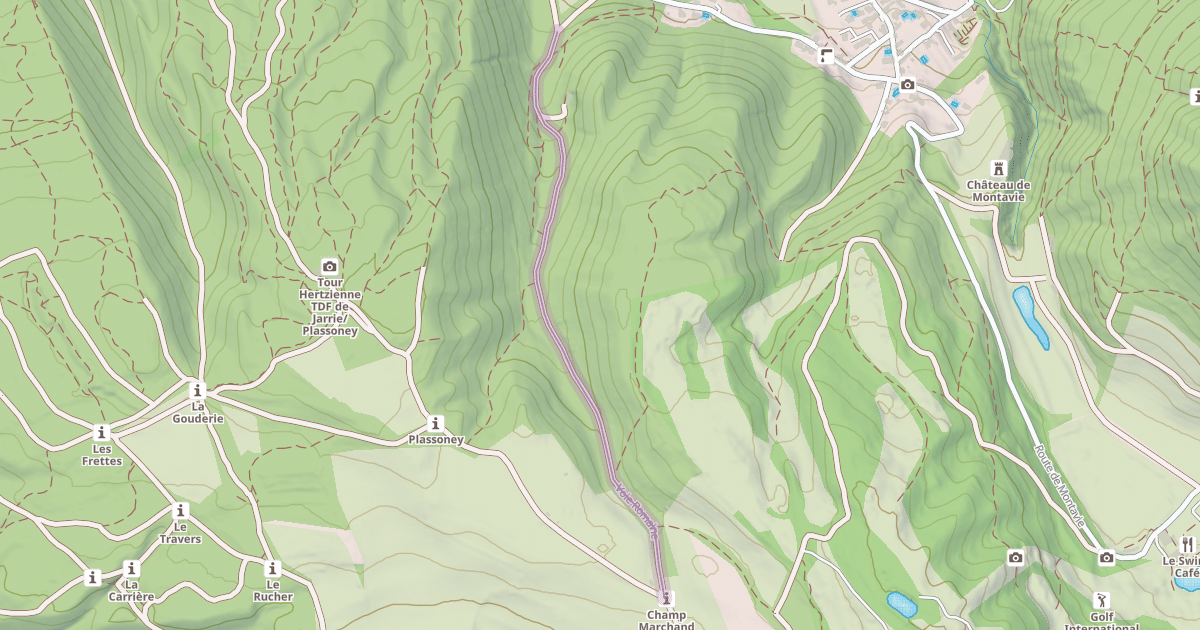 Map preview of Voie Romaine